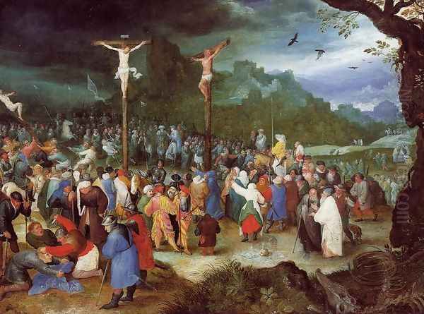 The Crucifixion Oil Painting by Jan The Elder Brueghel