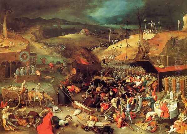 The Triumph of Death Oil Painting by Jan The Elder Brueghel