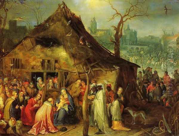 The Adoration of the Magi Oil Painting by Jan The Elder Brueghel