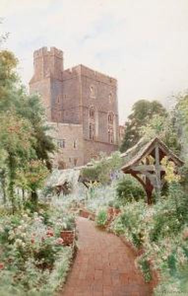 Henry Iii Tower, From Norman Towergarden Oil Painting by Cyril Ward