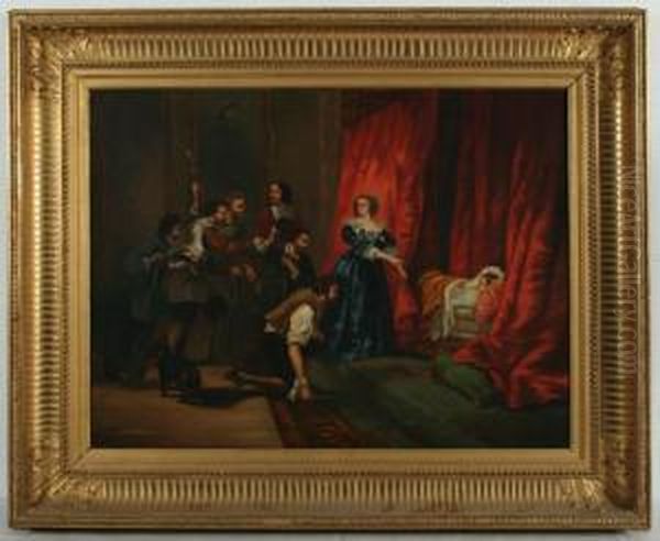 Historienszenen Nach Shakespeare Oil Painting by Edward Matthew Ward