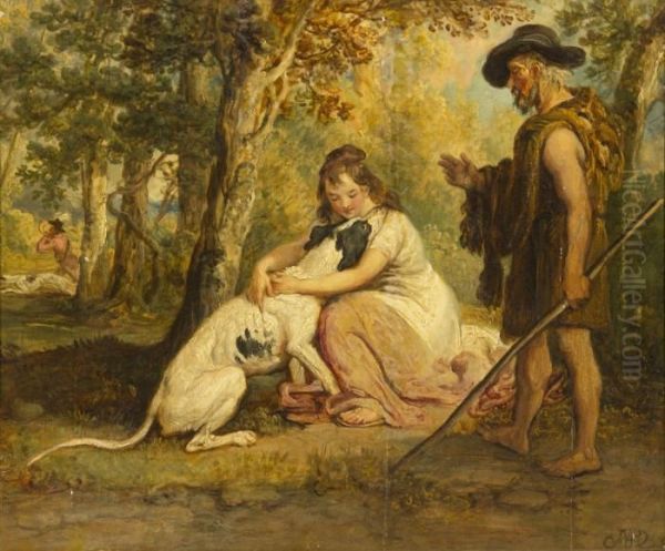 Faithful Companion Oil Painting by James Ward