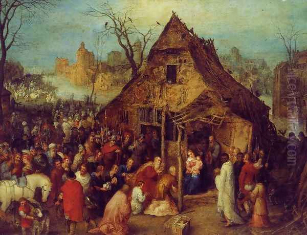 The Adoration of the Magi I Oil Painting by Jan The Elder Brueghel