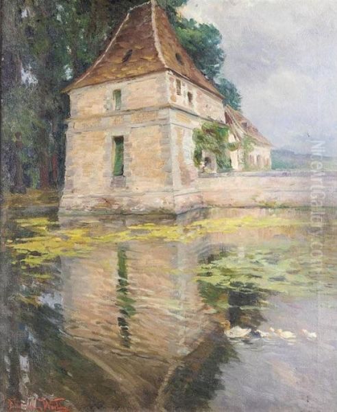 The Moat Oil Painting by Elisabeth Warling