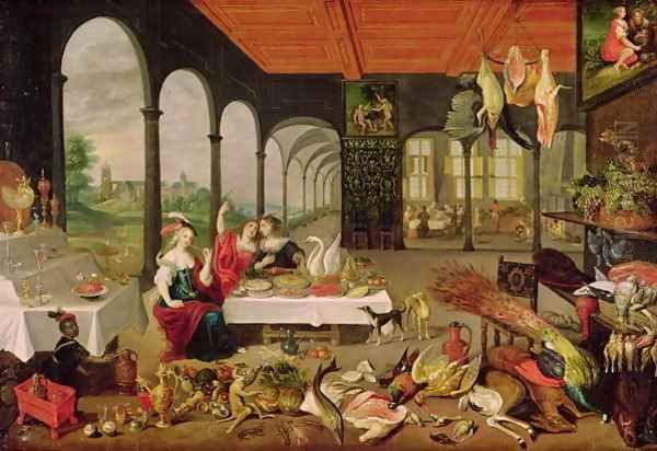 Allegory of Taste Oil Painting by Jan The Elder Brueghel