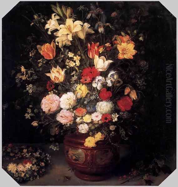 Bouquet of Flowers 2 Oil Painting by Jan The Elder Brueghel