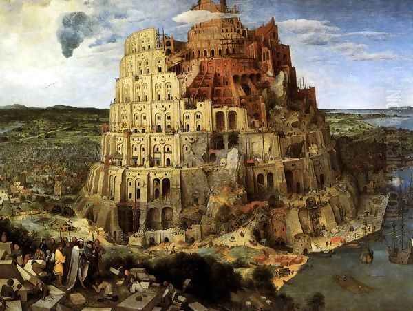 The Tower of Babel 1563 Oil Painting by Jan The Elder Brueghel