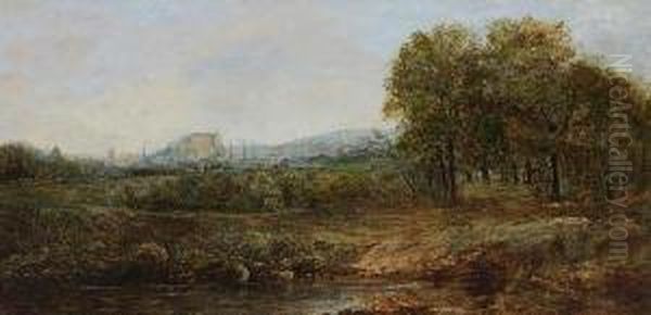 Edinburgh From The North Oil Painting by William, Warner Jr.