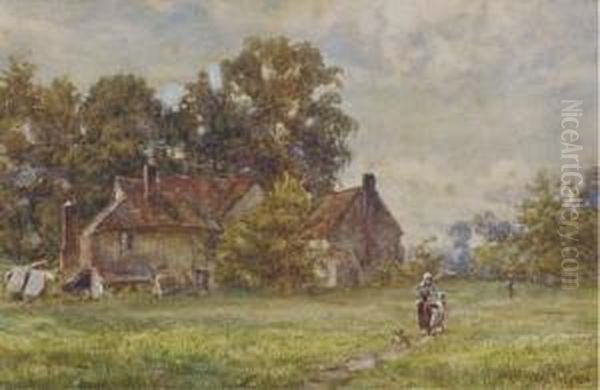 Returning Home Oil Painting by Henry Warren