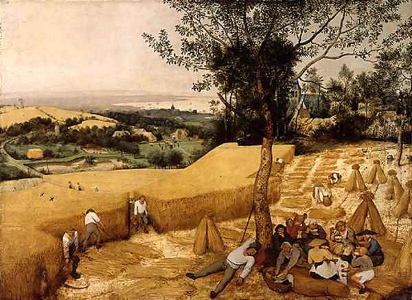 The Harvesters 1565 Oil Painting by Jan The Elder Brueghel