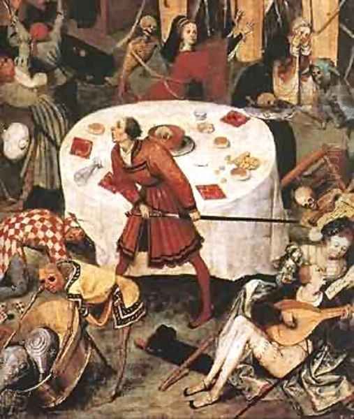 The Triumph Of Death (Detail) C1562 Oil Painting by Jan The Elder Brueghel