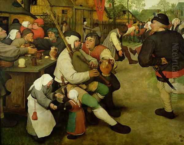 Peasant Dance 1568 Oil Painting by Jan The Elder Brueghel