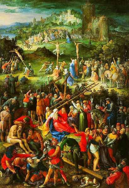 The Great Calvary Oil Painting by Jan The Elder Brueghel