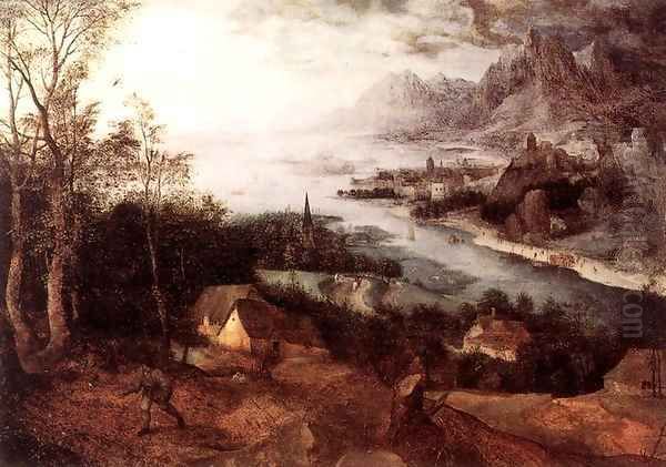 Landscape with the Parable of the Sower 1557 Oil Painting by Jan The Elder Brueghel