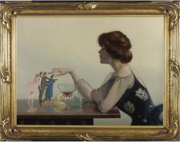 The Dregs Oil Painting by Harry Wilson Watrous