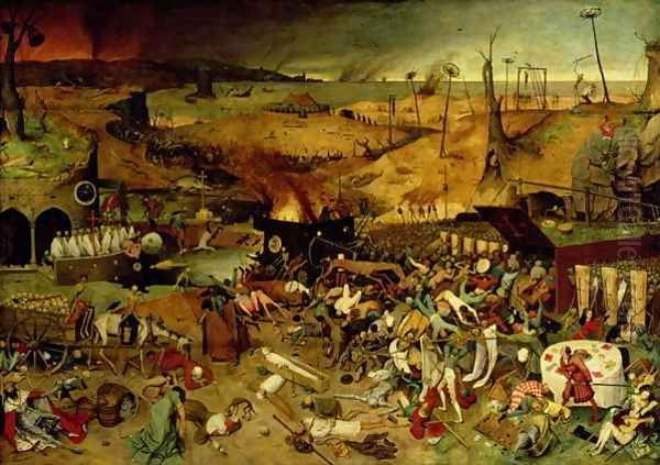 The Triumph of Death 1562 Oil Painting by Jan The Elder Brueghel