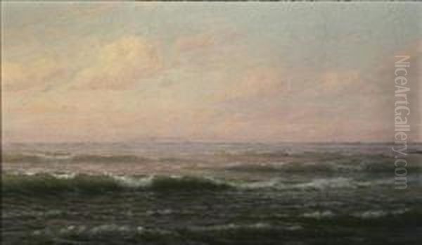 Chesapeake Bay At Dawn Oil Painting by Charles A. Watson