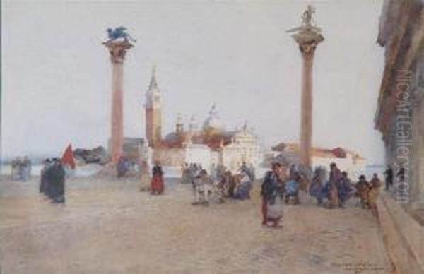 View Of Venice Oil Painting by Charles John Watson