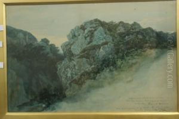 Near Conway Falls Oil Painting by Edward Facon Watson