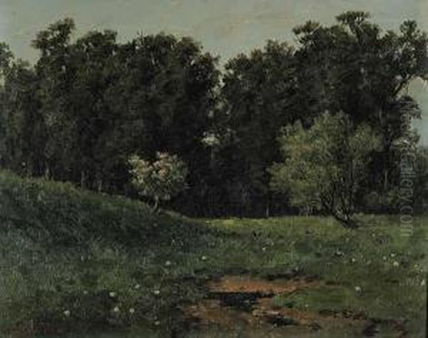 Untitled - Dreaming In The Meadow Oil Painting by Homer Ransford Watson