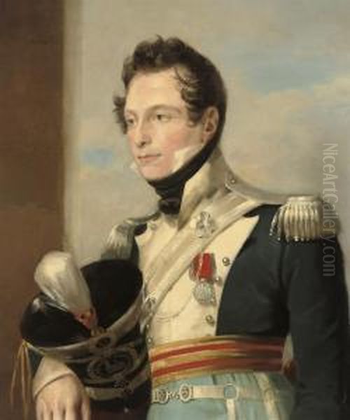 Portrait Of Captain Humphrey Oil Painting by John Watson