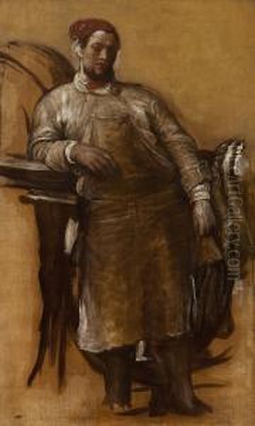 Study For The Midday Rest Oil Painting by George Frederick Watts