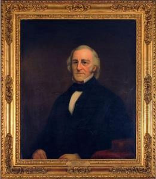 Portrait Of Ambrose White, Director Of The Insurance Company Of North America Oil Painting by Samuel B. Waugh