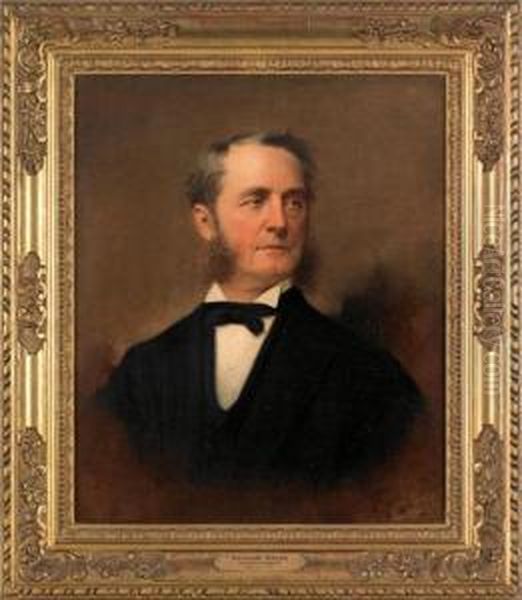 Portraitof William Welsh Oil Painting by Samuel B. Waugh