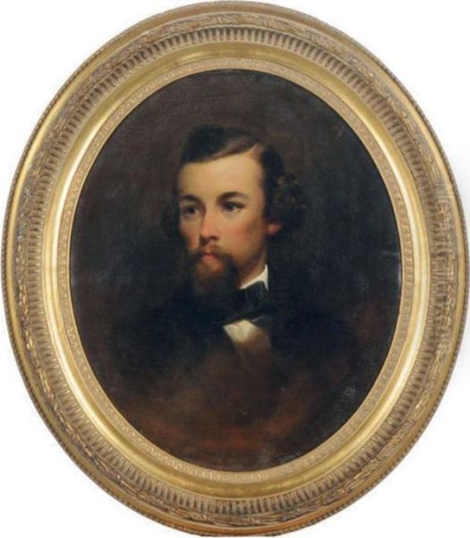 Portrait Of A Gentleman Oil Painting by Samuel B. Waugh