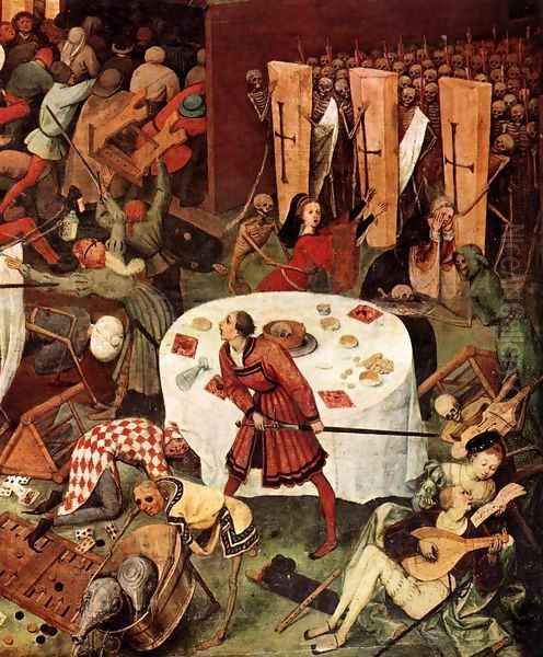 The Triumph of Death (detail) 1562 3 Oil Painting by Jan The Elder Brueghel