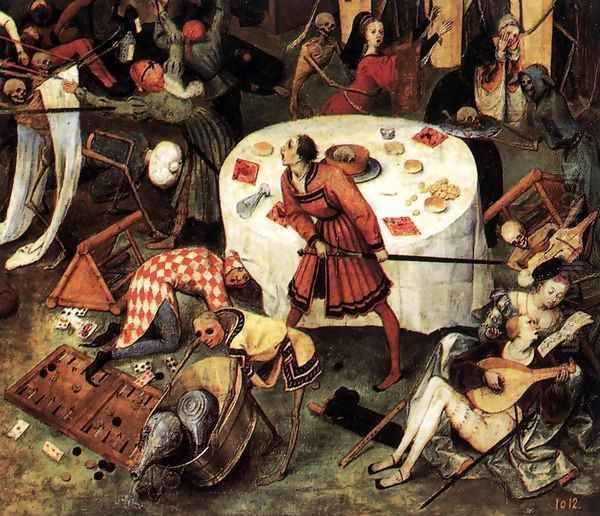 The Triumph of Death (detail) 1562 4 Oil Painting by Jan The Elder Brueghel