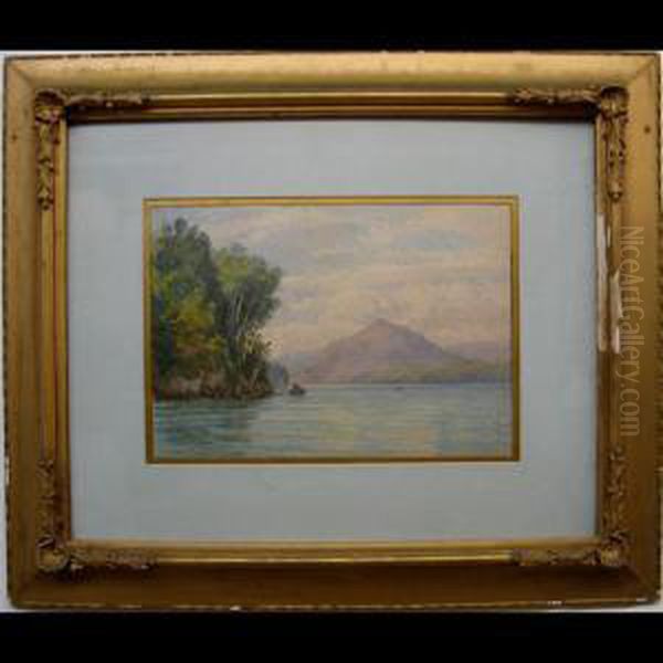 Georgeville, Magog Oil Painting by Charles Jones Way