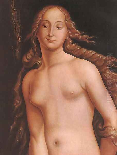 Eve (detail) 1524 Oil Painting by Hans Baldung Grien