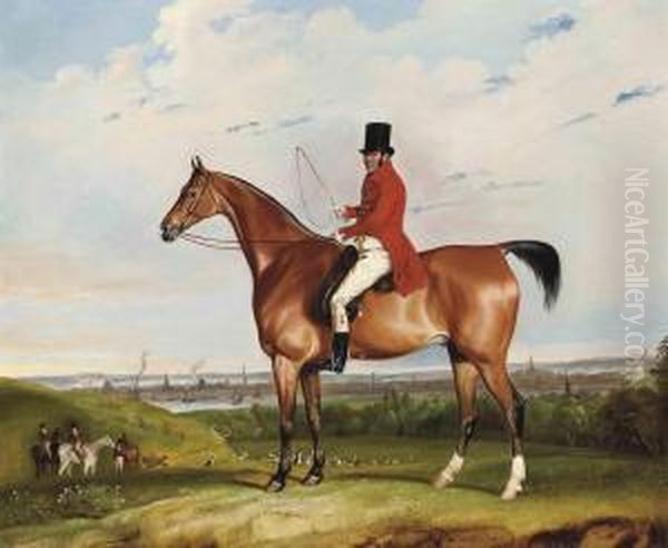 William Bolton Aspinall With The Hooton, Cheshire Oil Painting by Thomas Weaver