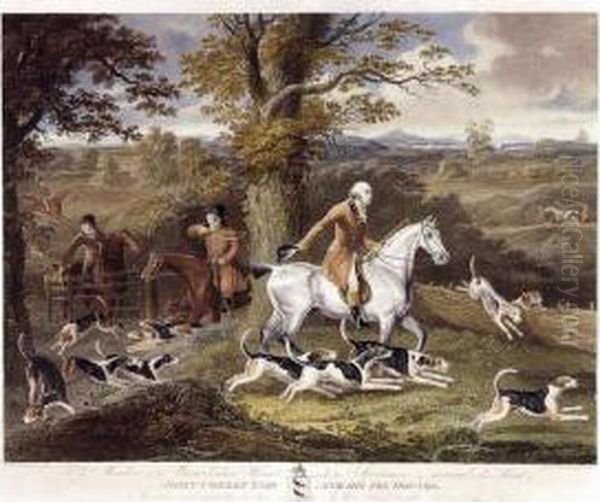 John Corbet Esq. And His Fox Hounds Oil Painting by Thomas Weaver