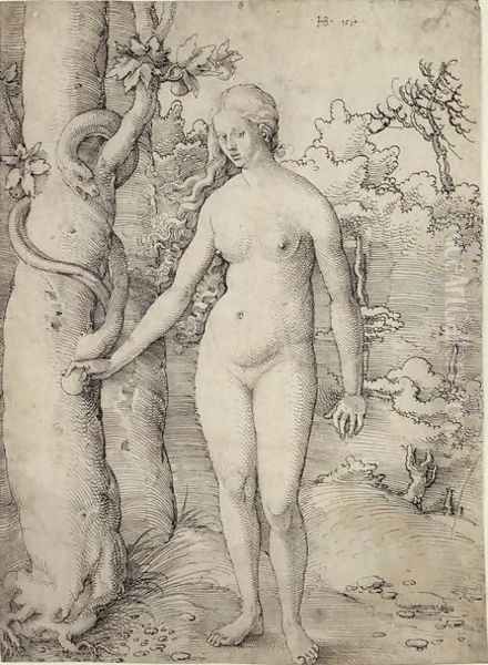 Eve 1510 Oil Painting by Hans Baldung Grien