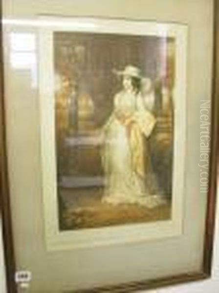 Two Mezzotints And Another Print After Reynolds Oil Painting by John Cother Webb