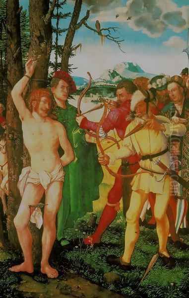 Martyrdom of St. Sebastian Oil Painting by Hans Baldung Grien