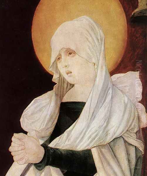 Mater Dolorosa (detail) c. 1516 Oil Painting by Hans Baldung Grien