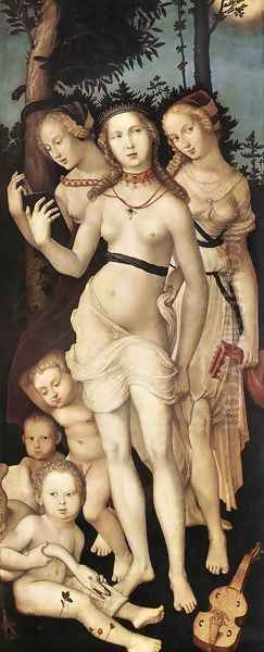 The Three Graces c. 1540 Oil Painting by Hans Baldung Grien