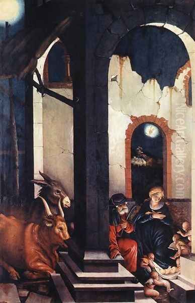 Nativity Oil Painting by Hans Baldung Grien