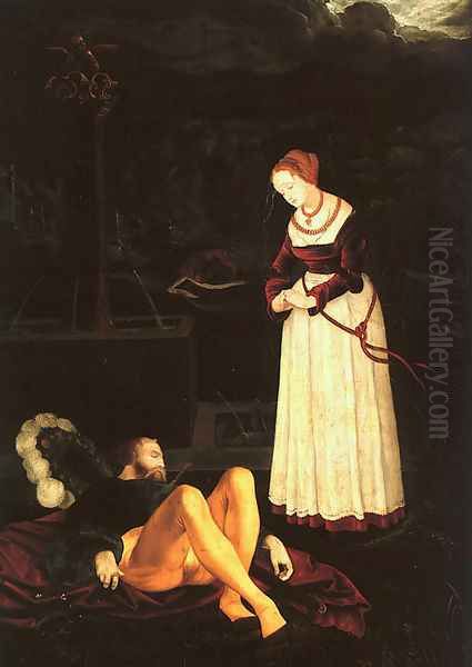 Pyramus & Thisbe 1530 by Hans Baldung Grien