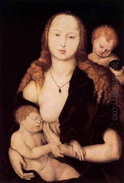 Virgin and Child Oil Painting by Hans Baldung Grien