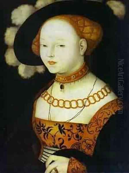 Portrait Of A Lady 1530 Oil Painting by Hans Baldung Grien