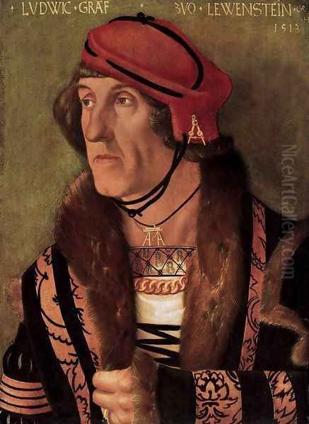 Ludwig, Count von Lowenstein Oil Painting by Hans Baldung Grien