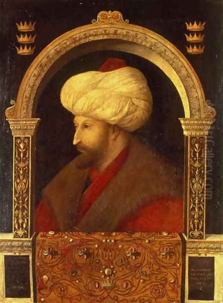 The Sultan Mehmet II Oil Painting by Gentile Bellini