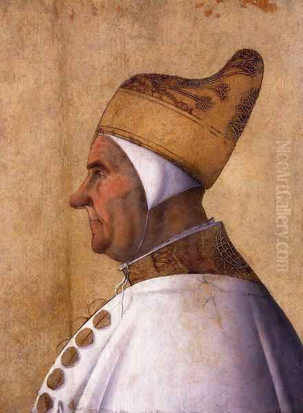 Portrait of Doge Giovanni Mocenigo 2 Oil Painting by Gentile Bellini