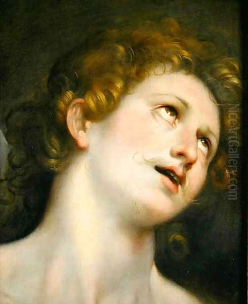 St Sebastian Oil Painting by Federico Fiori Barocci