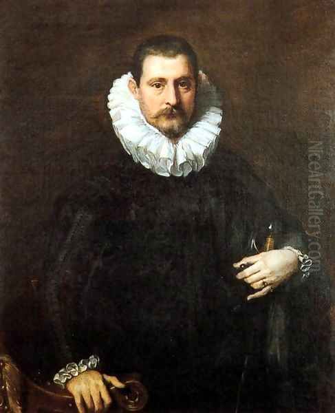 Portrait of Ippolito della Rovere Oil Painting by Federico Fiori Barocci