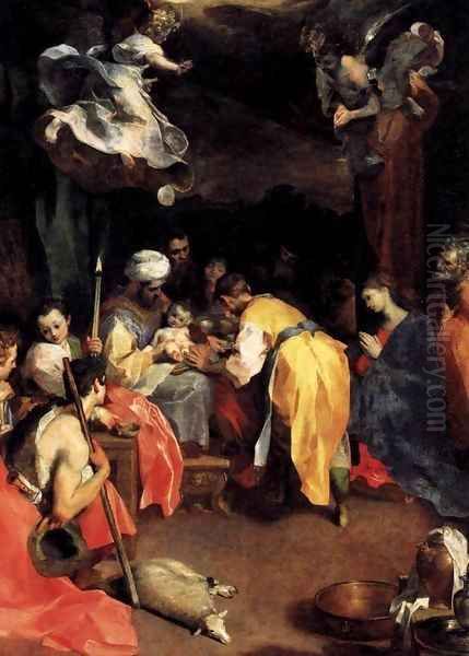 The Circumcision 1590 Oil Painting by Federico Fiori Barocci